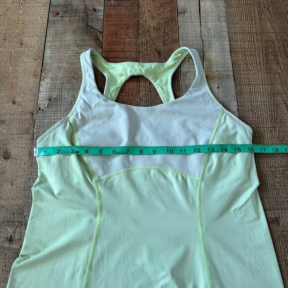 Lululemon womens size S lime green Racerback Tank Top Polyester & Spandex - Picture 4 of 11